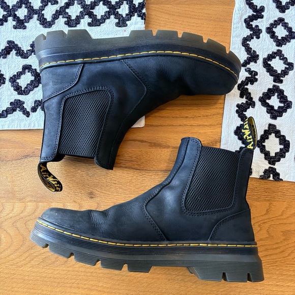 Dr Martens Embury Black Chelsea Boots womens shoe size 10 - Picture 6 of 9